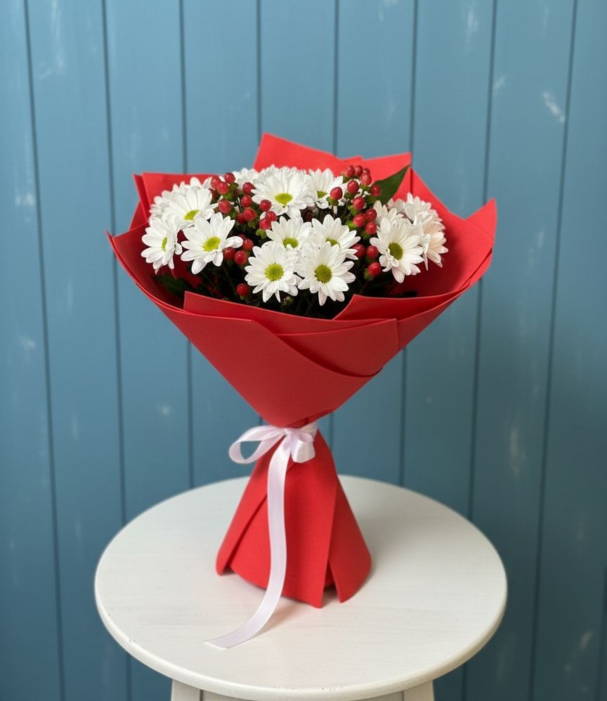 Букет цветов из: Хризантемы в Ельце