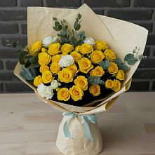 Букет цветов из:  Розы #REPLACE_PRED# Ельце