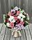 Букет цветов из: Альстромерии, Гвоздики, Розы и Хризантемы в Ельце