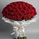 Букет 101 Красная роза Блэк Мэджик в Ельце