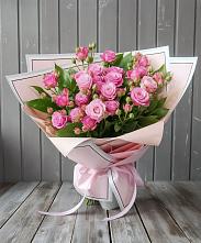 Букет Розовый кустик в Ельце