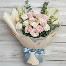 Букет цветов из:  Лизиантусы #REPLACE_PRED# Ельце