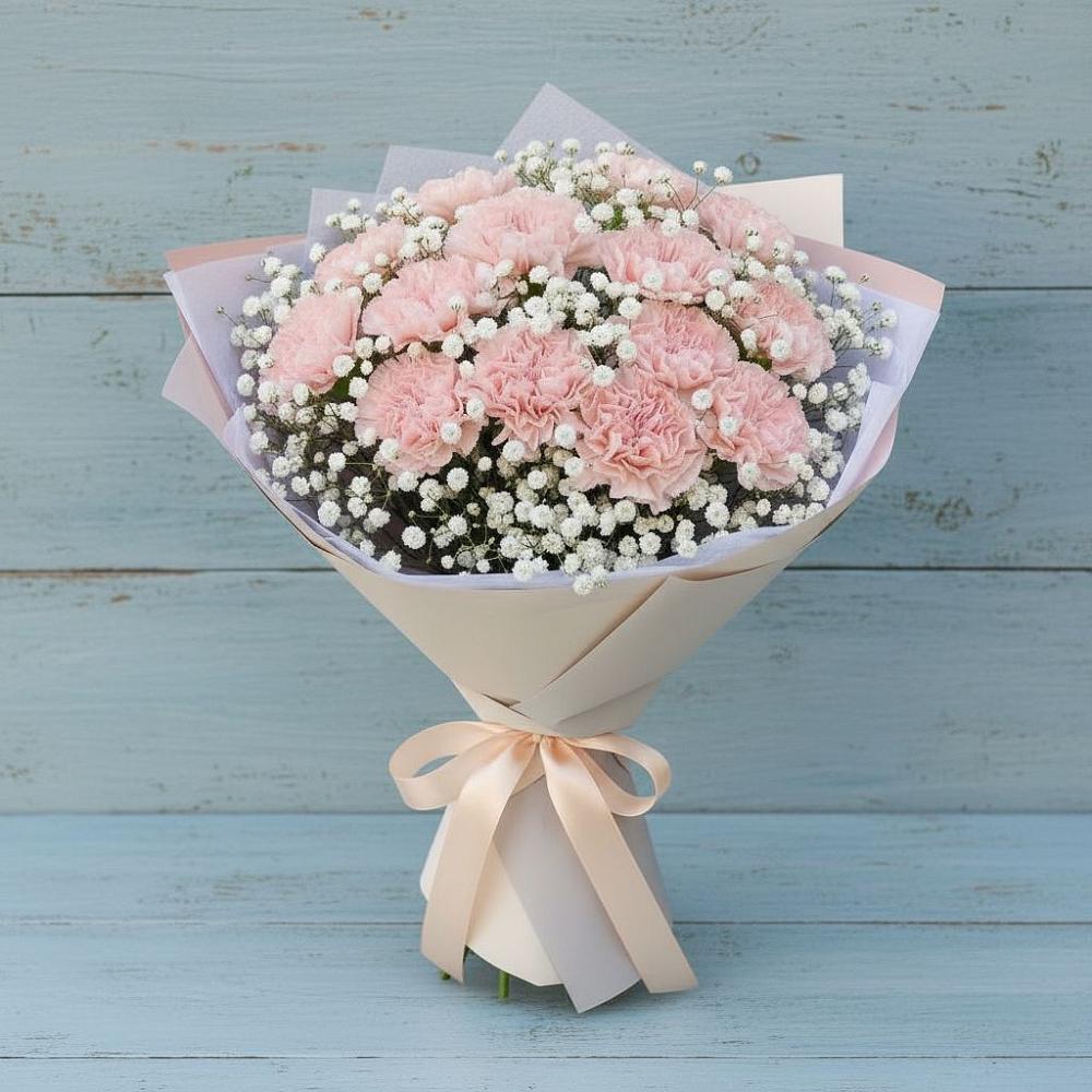 Букет цветов из: Гвоздики в Ельце