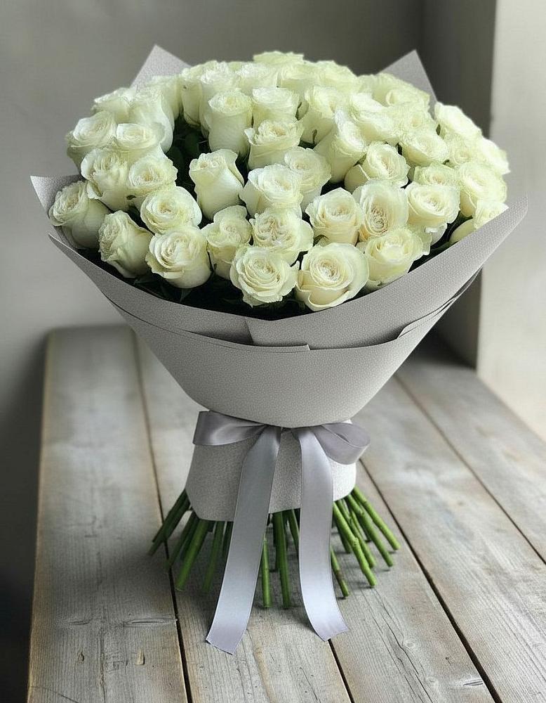 Букет 35 Белых роз в Ельце