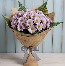 Букет цветов из:  Хризантемы #REPLACE_PRED# Ельце