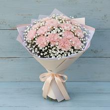 Букет цветов из:  Гвоздики в Ельце