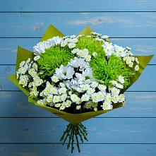 Букет цветов из:  Хризантемы #REPLACE_PRED# Ельце