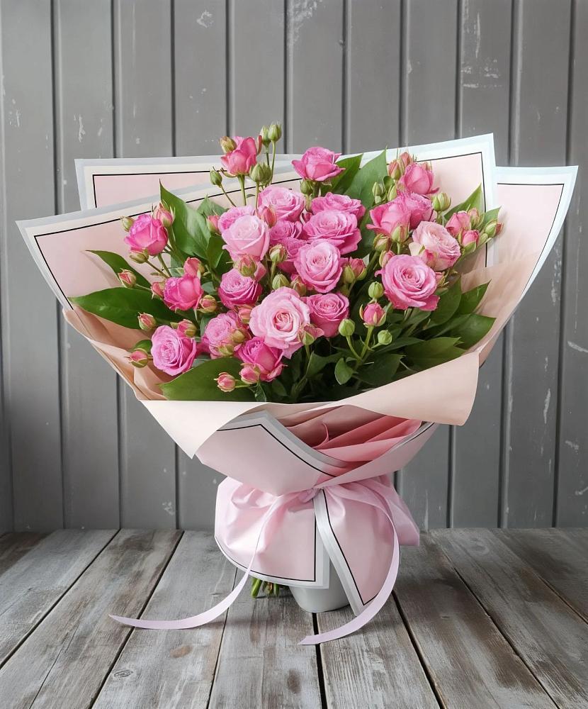 Букет Розовый кустик в Ельце