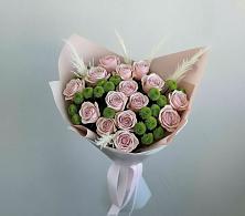 Букет цветов из:  Розы и Хризантемы #REPLACE_PRED# Ельце