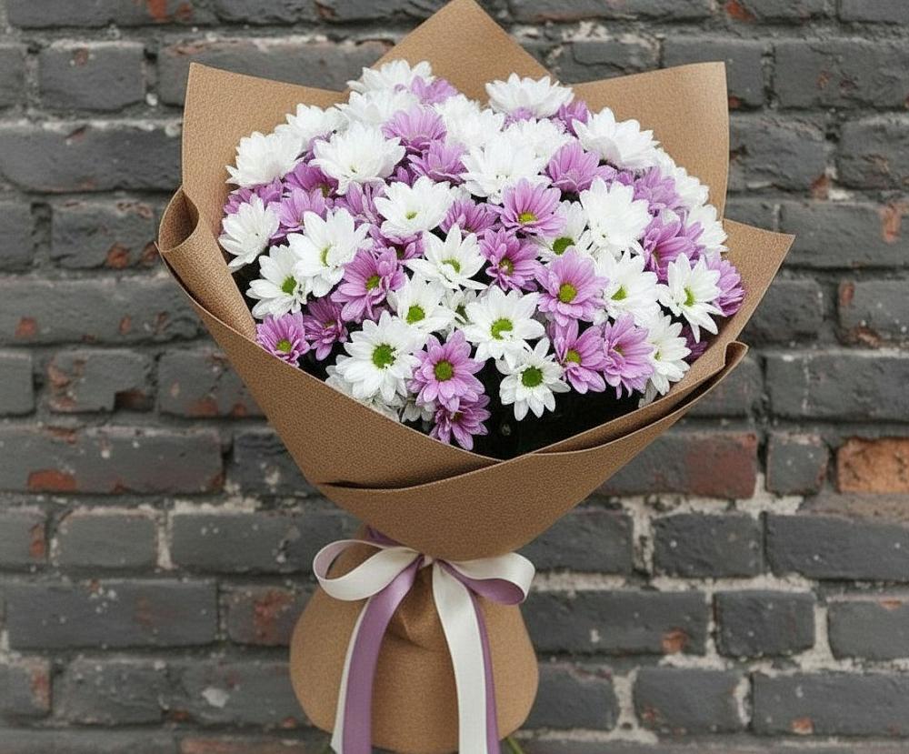 Букет цветов из: Хризантемы в Ельце