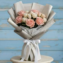 Букет цветов из:  Розы #REPLACE_PRED# Ельце