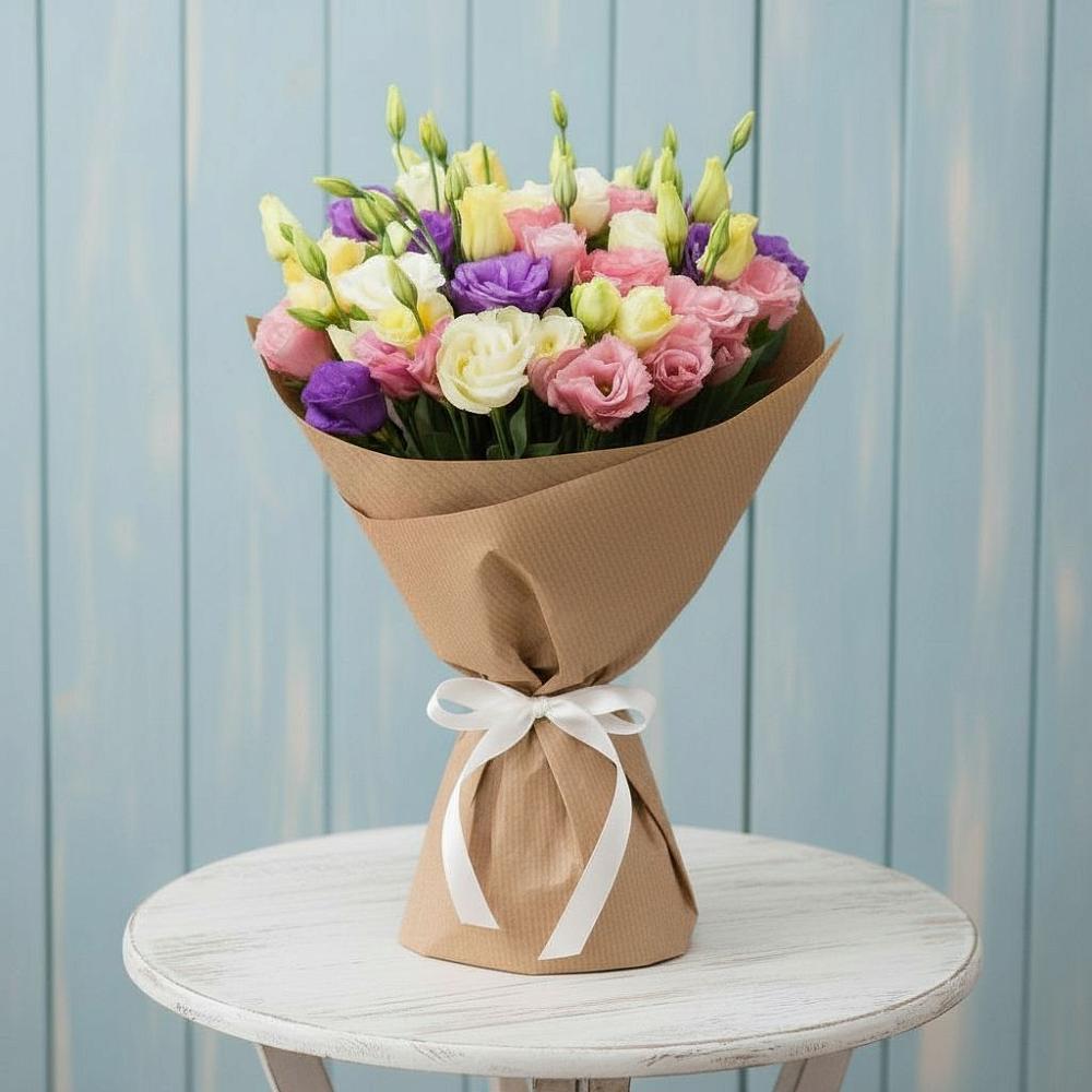 Букет цветов из: Лизиантусы в Ельце