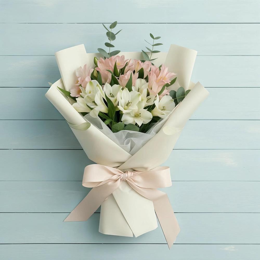 Букет цветов из: Альстромерии в Ельце